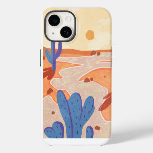 Funda Para iPhone 14 Sendero a través del Desierto Pintado