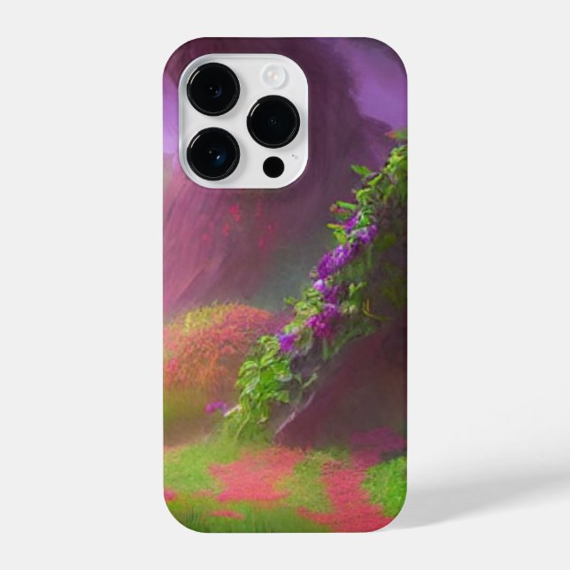 Funda Para iPhone Sendero boscoso encantado con arteria cubierta de  (Reverso )