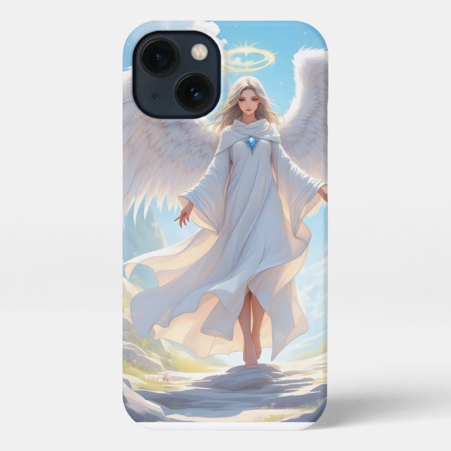 Funda Para iPhone Sendero de Grace: Ángel de la Ascenso Pacífico (Reverso )