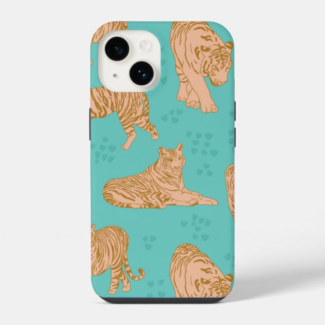 Funda Para iPhone Senderos de Tigre  (Reverso )