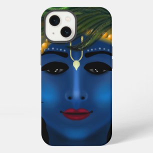 Señor Krishna azul atractivo - Arte de Hare Krishn