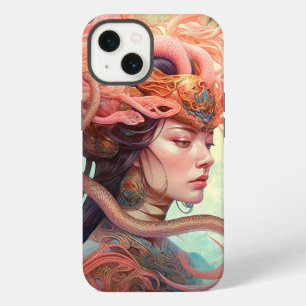 Señora Cabello de Serpiente Arte Fantasía