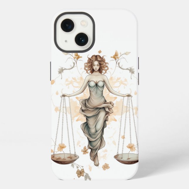 Funda Para iPhone Señora Libra (Reverso )