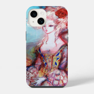 Funda Para iPhone 14 SEÑORA POMPADOUR , Moda de Belleza Elegante
