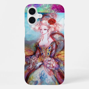 Funda Para iPhone 16 Plus SEÑORA POMPADOUR , Moda de Belleza Elegante