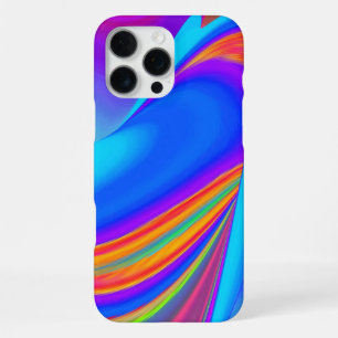 Funda Para iPhone 16 Pro Max Sensación veraniega , Arte de arcoíris 3D abstract
