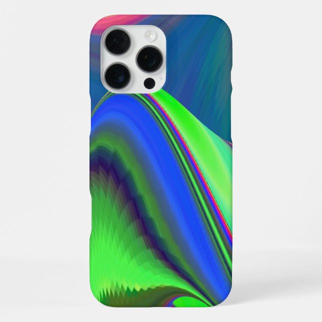 Funda Para iPhone Sensación veraniega , Arte de arcoíris 3D abstract (Reverso )