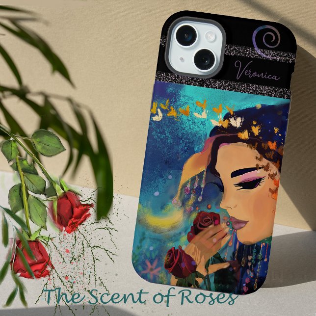Funda Para iPhone Sentimiento de Rosas (Scent of Roses I phone Case)