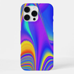 Funda Para iPhone 16 Pro Max Sentimiento de verano, Arte de arcoíris 3D abstrac