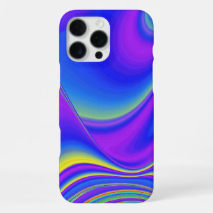 Funda Para iPhone 16 Pro Max Sentimiento de verano, Arte de arcoíris 3D abstrac