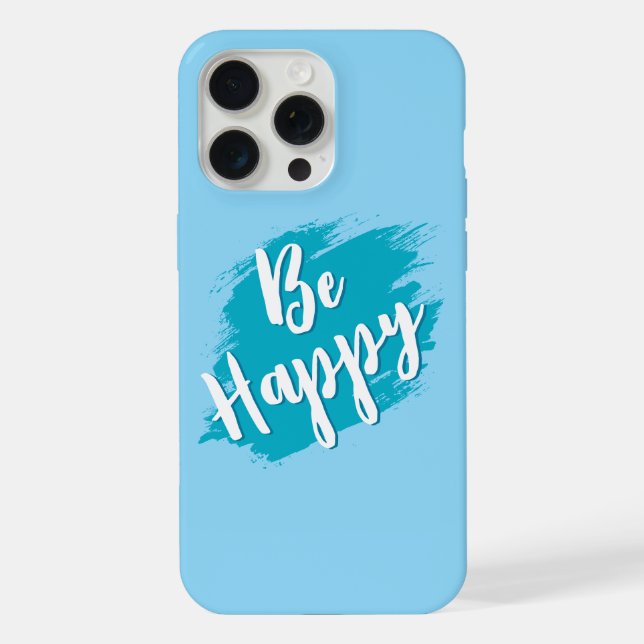 Funda Para iPhone ser feliz texto (Reverso )