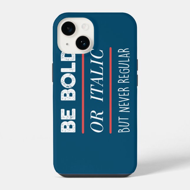 Funda Para iPhone Ser negrita (Reverso )