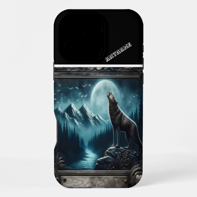Funda Para iPhone Serenade de Wolf's Moonlight (Reverso )