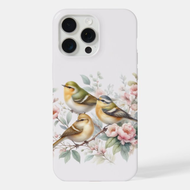 Funda Para iPhone Serenata del pájaro cantor (Reverso )