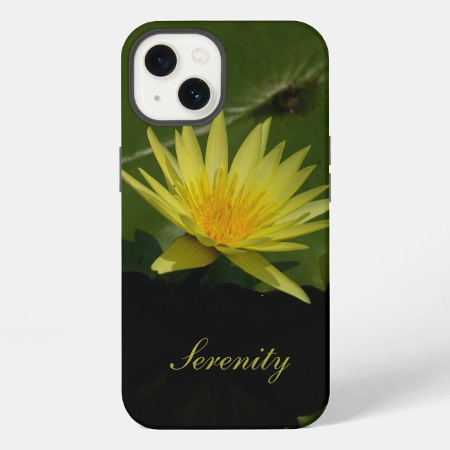 Funda Para iPhone Serenidad Nenúfar (Reverso )