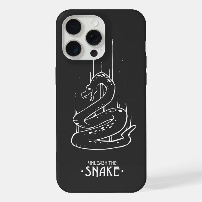 FUNDA PARA iPhone SERPIENTE ANIMAL LÍNEA DESATA LA SERPIENTE (Reverso )