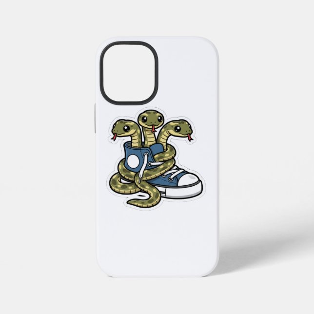 Funda Para iPhone Serpientes en zapatos (Reverso )