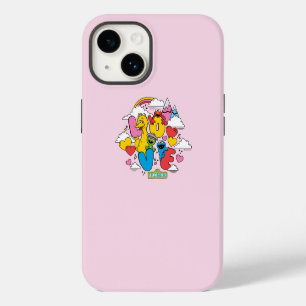 Funda Para iPhone 14 Sesame Street Amor