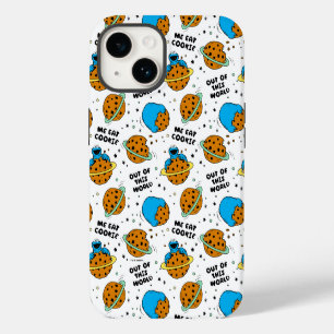 Funda Para iPhone 14 Sesame Street Cookie Monster Fuera de Este Mundo