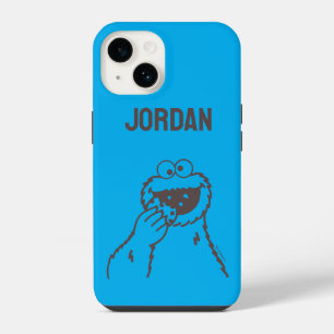 Funda Para iPhone 14 Sesame Street Monstruo de las Galletas Brillante