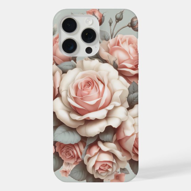 Funda Para iPhone Shabby Chic Rosa Delight (Reverso )