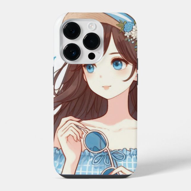 Funda Para iPhone She Smiles in Summer (Reverso )