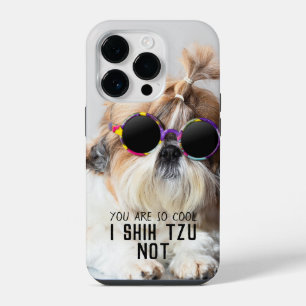 Funda Para iPhone 14 Pro Shih Tzu No es divertido, amantes de perros lindos