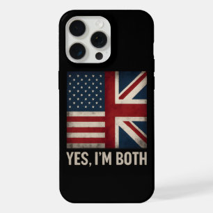 Sí, soy ambas banderas estadounidense y británica 