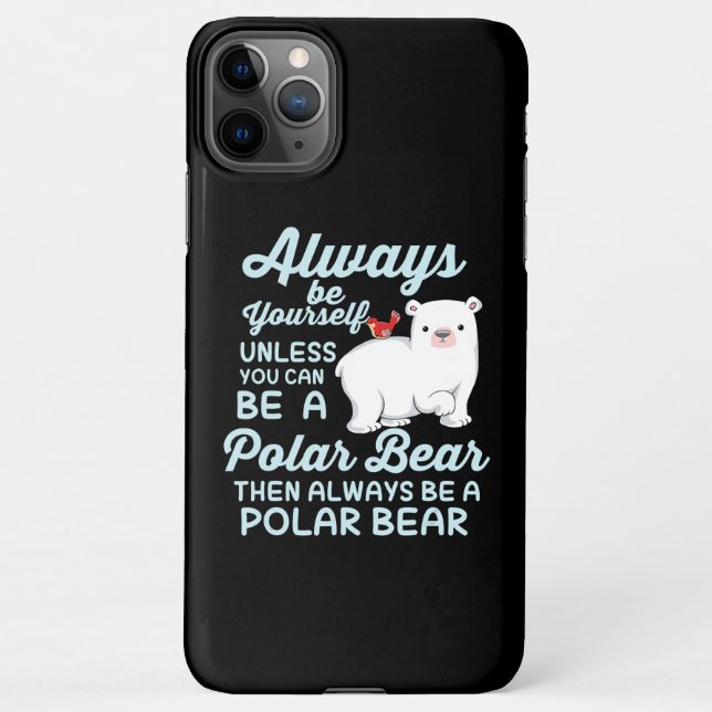 Funda Para iPhone Siempre Sé Que Crees En El Oso Polar (Reverso)