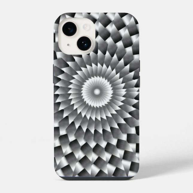 Funda Para iPhone Sierra Circular de Acero Inoxidable (Reverso )