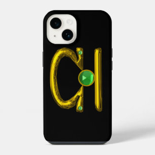 Funda Para iPhone 14 SIGNO ZODIACAL LIBRA Piedra preciosa Esmeralda Ver