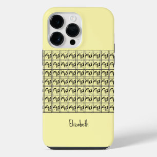Funda Para iPhone 14 Pro Max Silhouette, baile de celebración de la luna