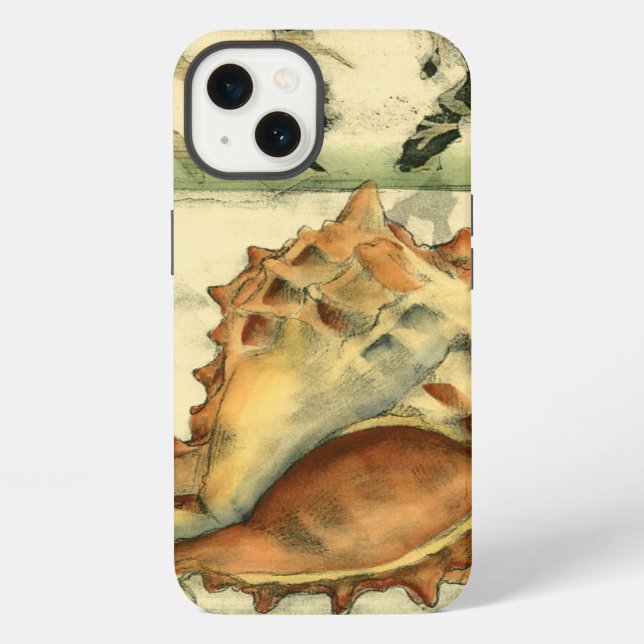 Funda Para iPhone Silhouette Conch Shell (Reverso )