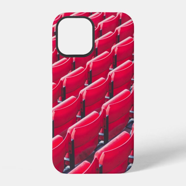 Funda Para iPhone Sillas de teatro rojas (Reverso )