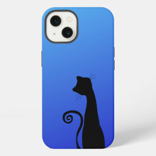 Silueta de gato negro Chic lindo