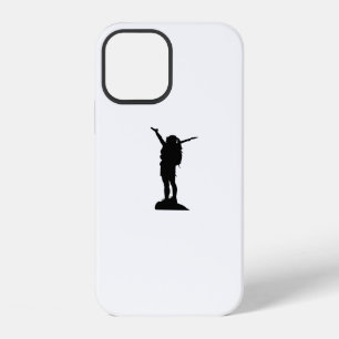 Funda Para iPhone 12 Silueta de niña escalando montaña