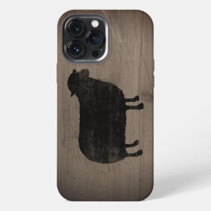 Funda Para iPhone 13 Pro Max Silueta de oveja negra