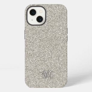 Silver Purpurina INITIALS Glam Luxury Moderno Guay