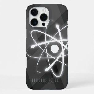 Funda Para iPhone 16 Pro Max Símbolo de átomo Reglas de la ciencia