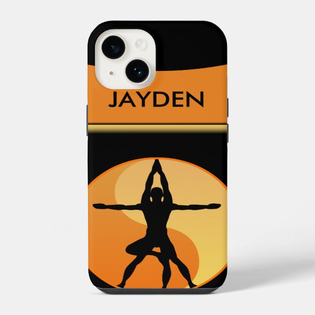 Funda Para iPhone Símbolo de equilibrio de Yoga de Poder Extremo par (Reverso )