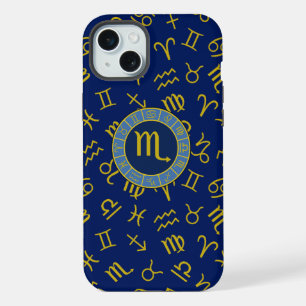 Símbolo de Escorpio Zodiac+Patrón de Símbolos de A