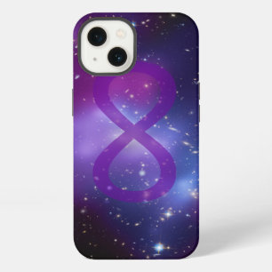 Símbolo de Infinito de Imagen Espacial Púrpura