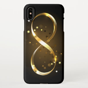 Funda Para iPhone XS Max Símbolo de infinito dorado