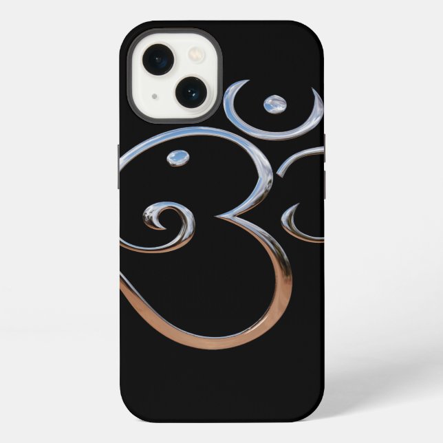 Funda Para iPhone Símbolo Om (Reverso )