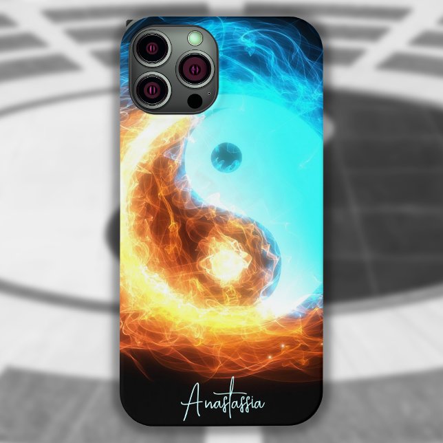 Funda Para iPhone Símbolo sagrado Yin Yang Hielo y Fuego  (Subido por el creador)