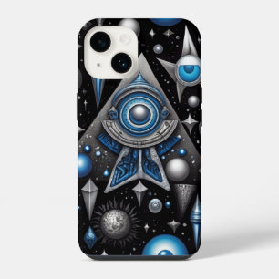 Funda Para iPhone 14 Símbolos antiguos en colores vibrantes