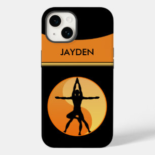Funda Para iPhone 14 Símbolos de balance de yoga de potencia extrema