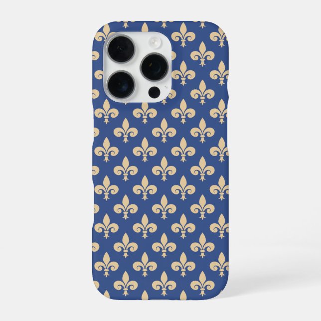 Funda Para iPhone símbolos de Flor de lis (Reverso)