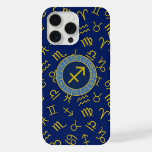 Símbolos Zodiaco + Astrología Ptn Gld+Blues