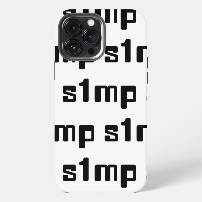 Funda Para iPhone Simp número uno (Reverso )
